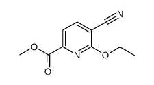 5-cyano-6-ethoxypyridine-2-carboxylic acid methyl ester Structure