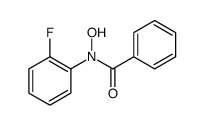 Benzamide, N-(2-fluorophenyl)-N-hydroxy结构式