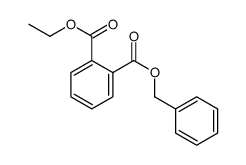 2-O-benzyl 1-O-ethyl benzene-1,2-dicarboxylate结构式
