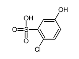 2-chloro-5-hydroxybenzenesulfonic acid Structure