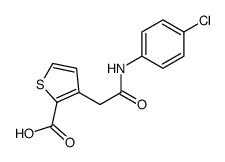 3-[2-(4-chloroanilino)-2-oxoethyl]thiophene-2-carboxylic acid结构式