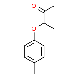 3-(4-Methylphenoxy)-2-butanone structure