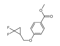 methyl 4-[(2,2-difluorocyclopropyl)methoxy]benzoate结构式