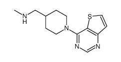 N-methyl-1-(1-thieno[3,2-d]pyrimidin-4-ylpiperidin-4-yl)methanamine Structure