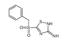 5-benzylsulfonyl-1,2,4-thiadiazol-3-amine Structure