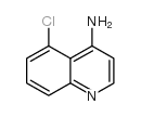 4-氨基-5-氯喹啉结构式
