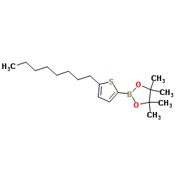 5-n-Octylthiophene-2-boronic acid pinacol ester Structure