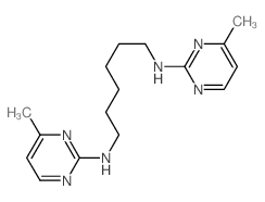 1,6-Hexanediamine,N,N'-bis(4-methyl-2-pyrimidinyl)- (9CI) Structure