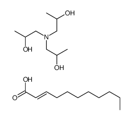 undecenoic acid, compound with 1,1',1''-nitrilotripropan-2-ol (1:1) structure