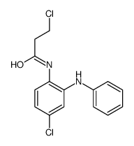 N-(2-anilino-4-chlorophenyl)-3-chloropropanamide Structure