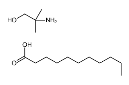 undecanoic acid, compound with 2-amino-2-methylpropan-1-ol (1:1)结构式