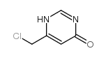 4(1H)-Pyrimidinone, 6-(chloromethyl)- (9CI) structure