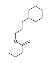 3-cyclohexylpropyl butyrate Structure