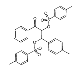 3-(4-methylphenyl)-1-phenyl-2,3-ditosyloxypropanone Structure