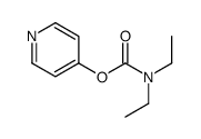 pyridin-4-yl N,N-diethylcarbamate结构式