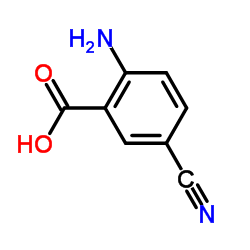 2-Amino-5-cyanobenzoic acid Structure