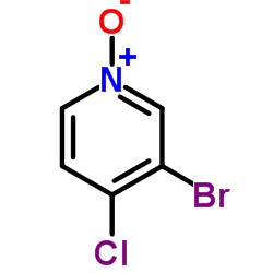 3-Bromo-4-chloropyridine 1-oxide structure