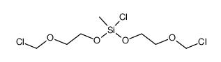 Chlor-bis-<2-chlormethoxy-ethoxy>-methyl-silan结构式