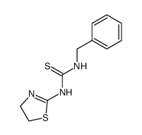 1-benzyl-3-(4,5-dihydro-thiazol-2-yl)-thiourea结构式