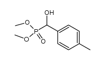 dimethyl 1-hydroxy-1-(4-methylphenyl)methylphosphonate Structure