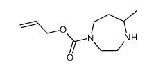allyl 5-methyl-1,4-diazepane-1-carboxylate结构式