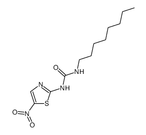 N-(5-nitro-thiazol-2-yl)-N'-octyl-urea Structure