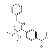 4-[benzylamino-(dimethoxy-phosphoryl)-methyl]-benzoic acid methyl ester结构式