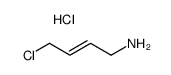 (4-chloro-2-butenyl)amine hydrochloride Structure