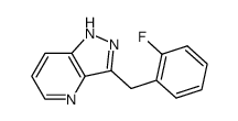 3-(2-fluorobenzyl)-1H-pyrazolo[4,3-b]pyridine结构式