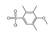 4-methoxy-2,3,5-trimethylbenzenesulfonyl chloride(SALTDATA: FREE)结构式