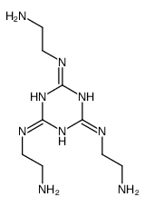 2-N,4-N,6-N-tris(2-aminoethyl)-1,3,5-triazine-2,4,6-triamine Structure