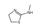 4,5-dihydro-N-methyl-2-thiazolamine结构式