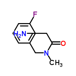 N-(3-Fluorobenzyl)-N-methylglycinamide结构式
