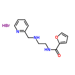 N-{2-[(2-Pyridinylmethyl)amino]ethyl}-2-furamide hydrobromide (1:1) Structure