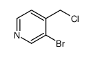 3-bromo-4-(chloromethyl)pyridine Structure