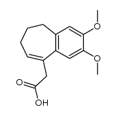 (2,3-dimethoxy-8,9-dihydro-7H-benzocyclohepten-5-yl)-acetic acid Structure