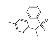 1-methyl-4-(1-(phenylsulfonyl)ethyl)benzene结构式