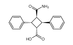 (+/-)-α-truxillic acid monoamide Structure