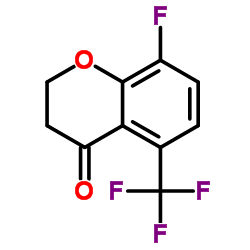 8-Fluoro-5-(trifluoromethyl)-2,3-dihydro-4H-chromen-4-one结构式