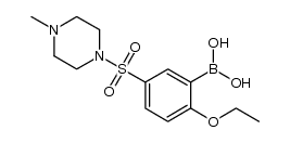 [2-ethoxy-5-(4-methylpiperazin-1-ylsulfonyl)]phenylboronic acid结构式
