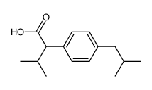 Benzeneacetic acid,-alpha--(1-methylethyl)-4-(2-methylpropyl)- (9CI)结构式