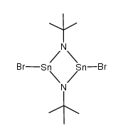 tin(II) (tert-butylamide)bromide Structure
