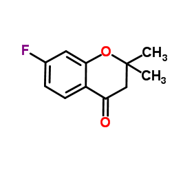 7-Fluoro-2,2-dimethylchroMan-4-one Structure