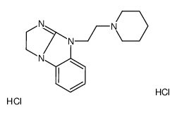 4-(2-piperidin-1-ylethyl)-1,2-dihydroimidazo[1,2-a]benzimidazole,dihydrochloride Structure