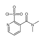 3-(dimethylcarbamoyl)pyridine-2-sulfonyl chloride Structure