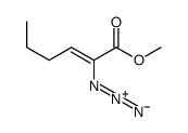 methyl 2-azidohex-2-enoate Structure