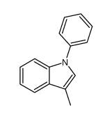 3-methyl-1-phenyl-1H-indole结构式