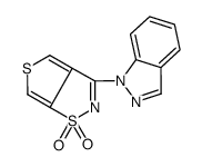 3-indazol-1-ylthieno[3,4-d][1,2]thiazole 1,1-dioxide结构式