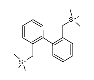 2,2'-bis((trimethylstannyl)methyl)-1,1'-biphenyl Structure