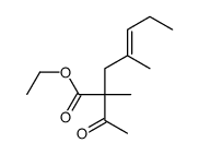 ethyl 2-acetyl-2,4-dimethylhept-4-enoate Structure